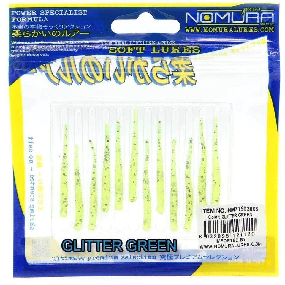 Nomura NM71503305 Stick Rib 5cm Aromalı LRF Silikon Yem 12li Set