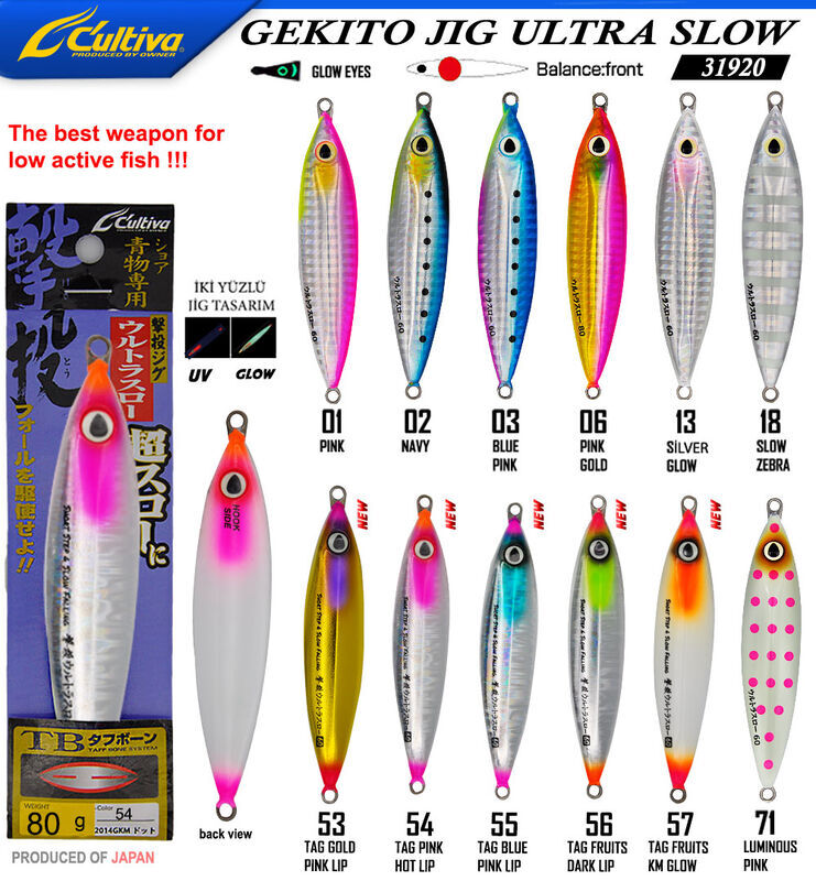 Cultiva 31920 Gekito Jig Ultra Slow 80g 10.0cm