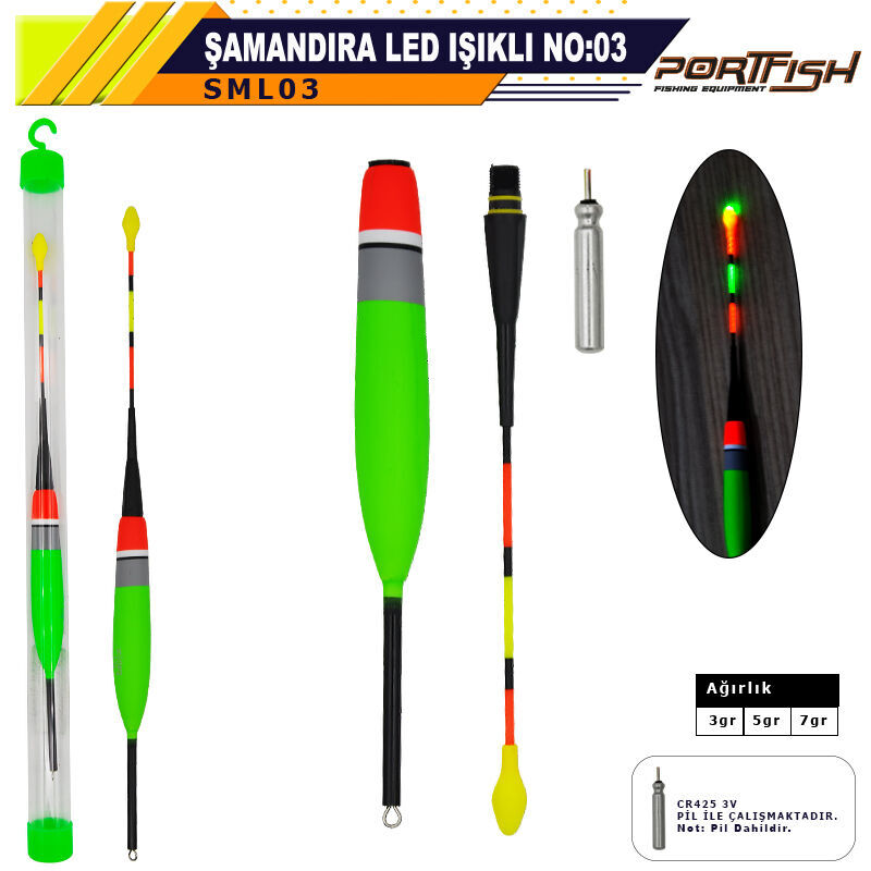 Portfish Şamandıra Led Işıklı no:03