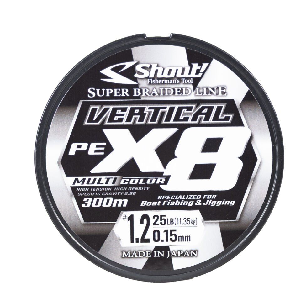 SHOUT VERTICAL X8 300M, MULTI COLOR İP MİSİNA