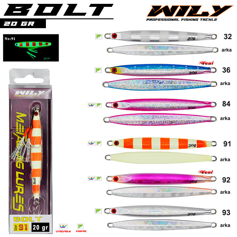 Wily Bolt Jig 20 gr