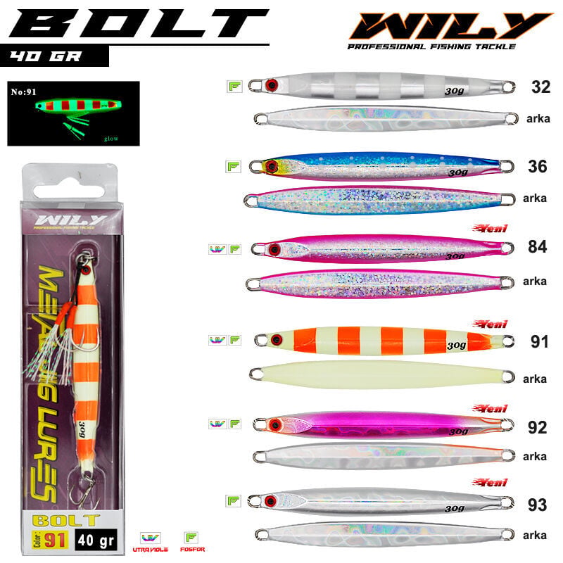 Wily Bolt Jig 40 gr