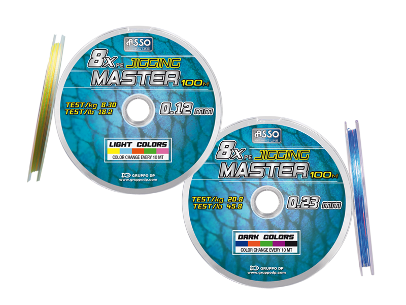 Asso Pe Jigging Master 8X Örgü İp Misina 100MT No: 0,40MM / 100MT