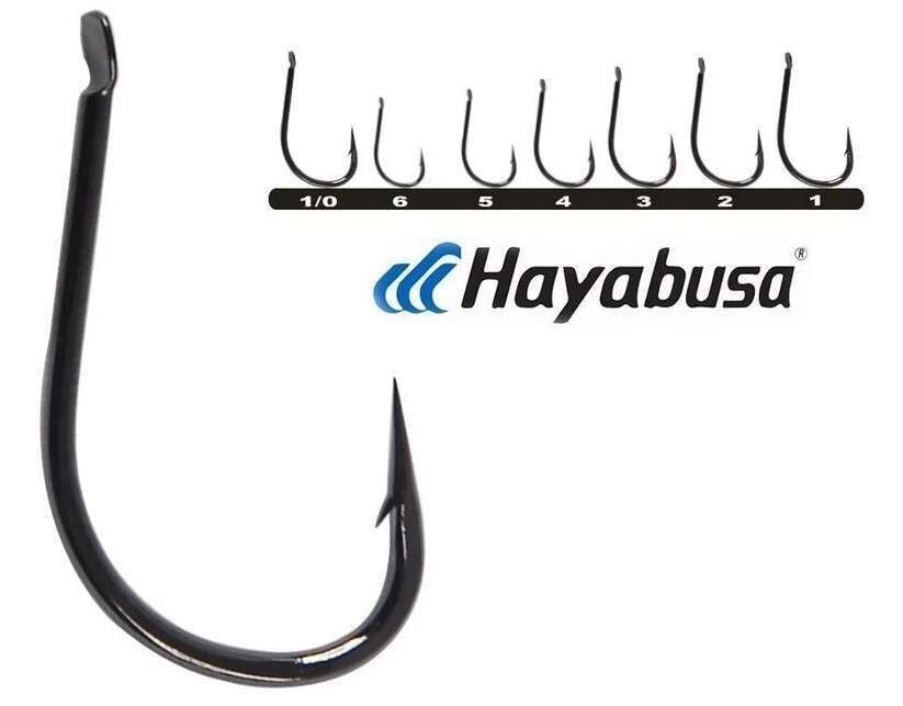 Hayabusa HIZU 150 Kısa Pala Dövme Olta İğnesi 15li Paket Black Nikel
