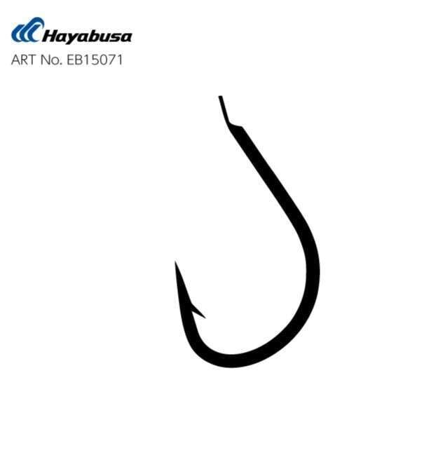 Hayabusa HIZU 150 Kısa Pala Dövme Olta İğnesi 15li Paket Black Nikel