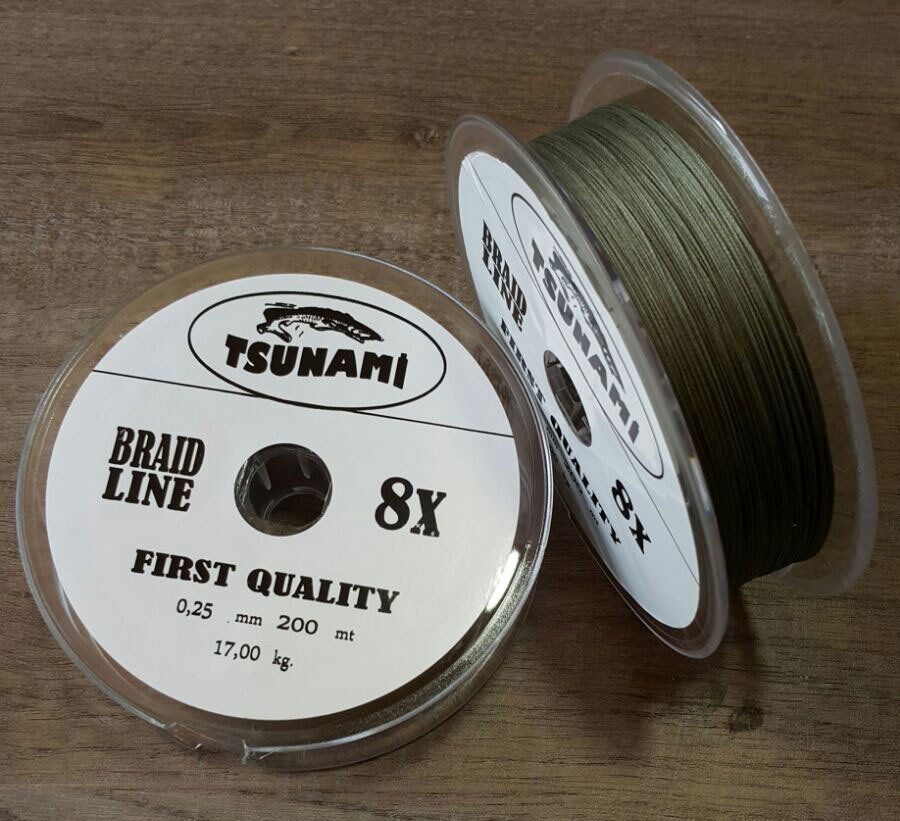 Tsunami 200mt 8x Braid Makara ip Misina 0,25mm