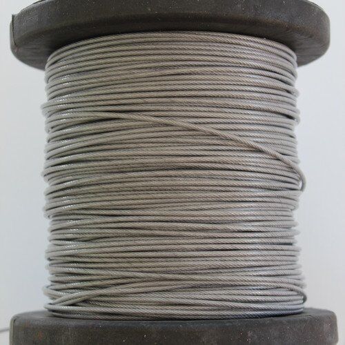 SILVERSTAR NAYLON KAPLAMALI ÇELİK TEL 500 MT. Boy: 500 MT. / 40 LB