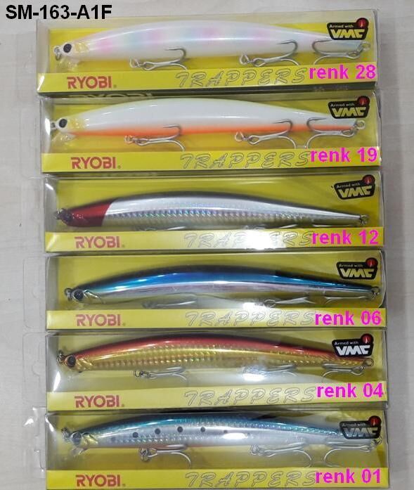 Ryobi Maket Balık SM-163-A1F Boy: 163MM Colour: 01