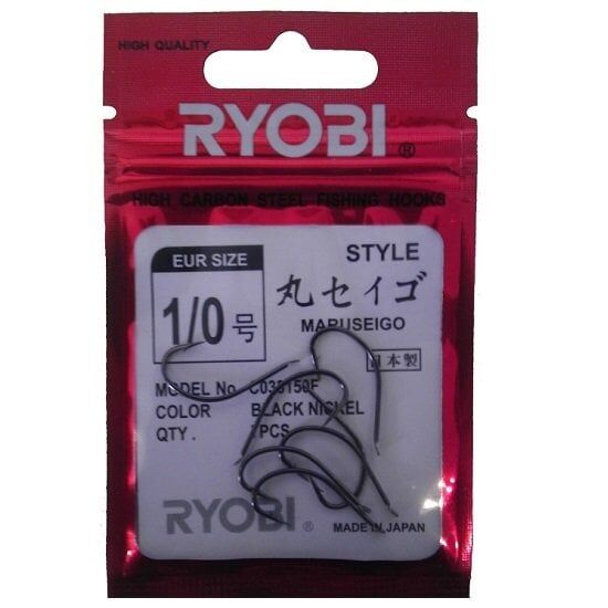 RYOBI JAPAN MARUSEIGO BLACK NIKEL ÇAPRAZ İĞNE 2 - 9 lu paketlerde