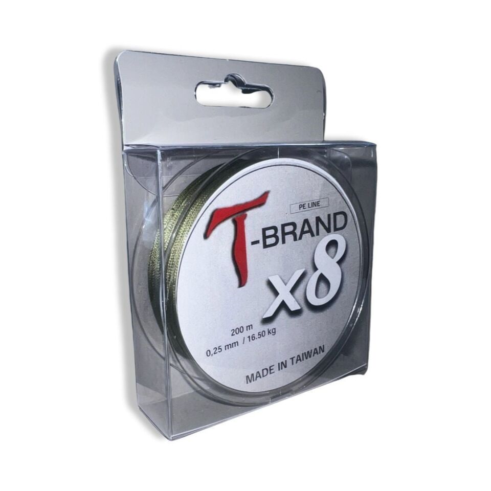 T-Brand 8x İp Misina 1000 Metre Gren