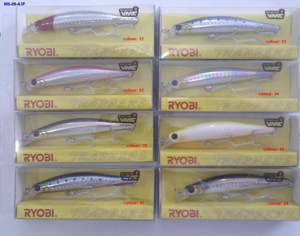 Ryobi Maket Balık MS-88-A3F Boy: 88MM Colour: 35