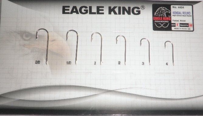 Eagle King 4404NI Düz Uzun Pala Nikel Çelik İğne ( VMC 9142NI ) 2/0