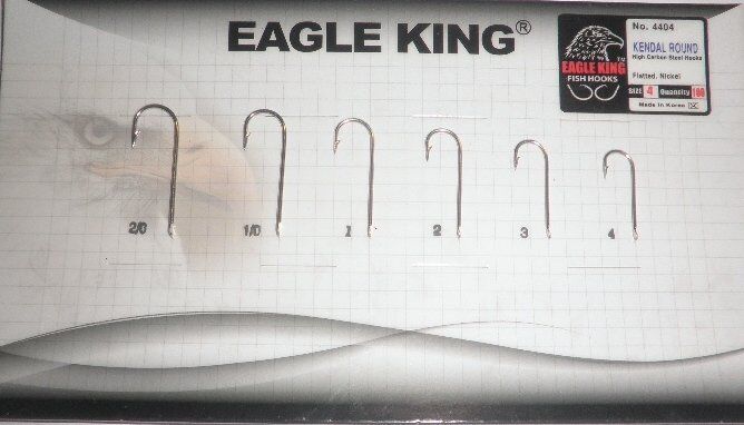 Eagle King 4404NI Düz Uzun Pala Nikel Çelik İğne ( VMC 9142NI ) 1/0